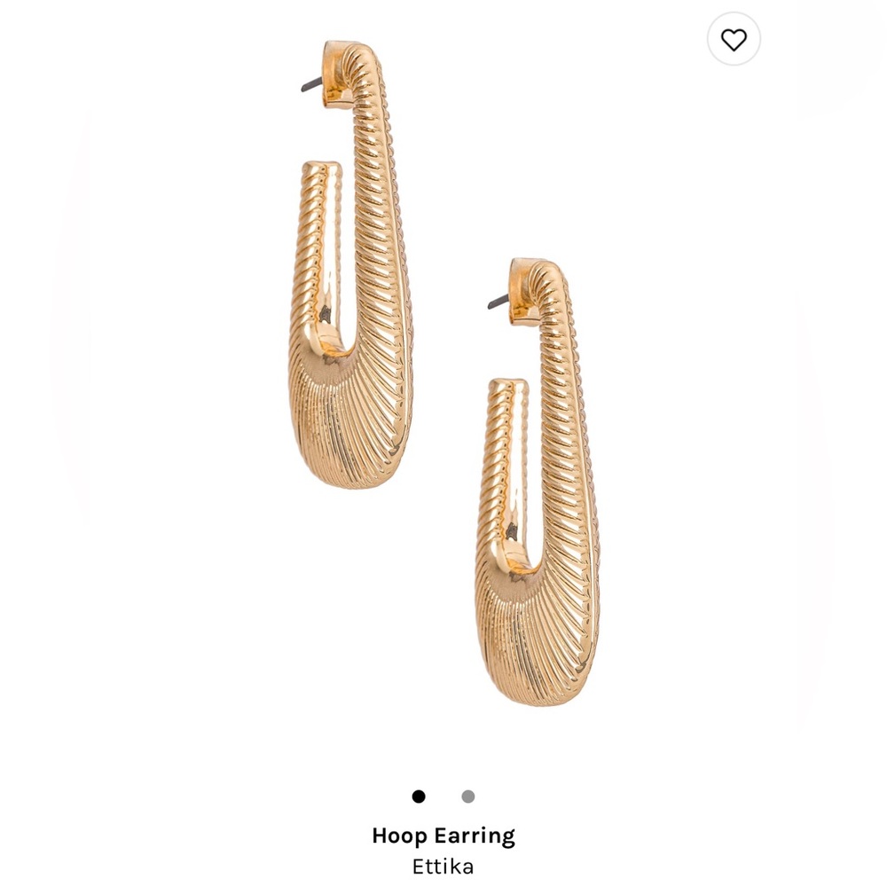 Earrings, Gold Metal, Revolve, Ettika